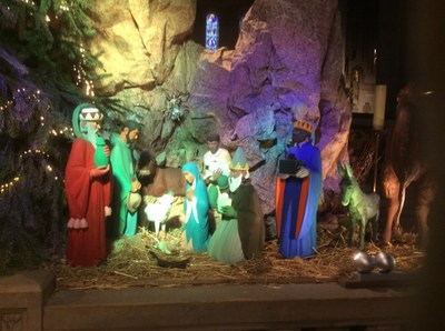crèche de l'église