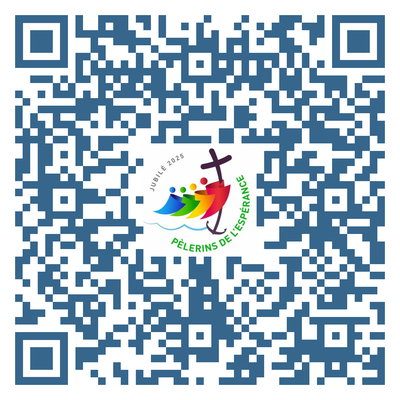 QRcode  Pèlerinage N D Paris   Bleu